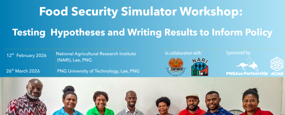 Food Security Simulator Workshop: Testing Hypotheses and Writing Results to Inform Policy